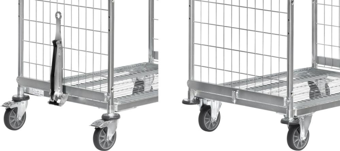 Deichsel und Kupplung
für 550er Wagenbreite - Detail 1