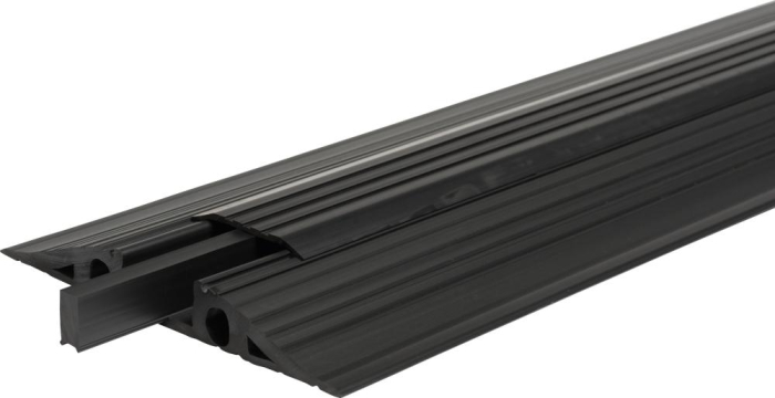 Kabelbrücke Vario
B1000xT350 mm schwarz
2 Kammern H25xB38 mm - Detail 1