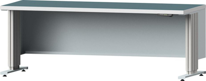Arbeitstisch Lift
B2000xT800xH740-1140mm
RAL 7035, UBP: 40 mm - Detail 1