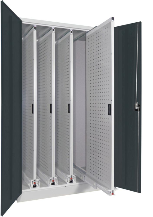 Vertikalauszugsschrank
B1000xT600xH1950 mm
4 Wannen - Detail 1