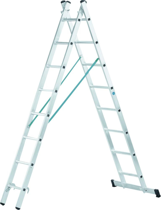 Kombileiter Combimaster
Plus X 2x8 Sprossen
Leiterlänge max 4,10 m - Detail 1