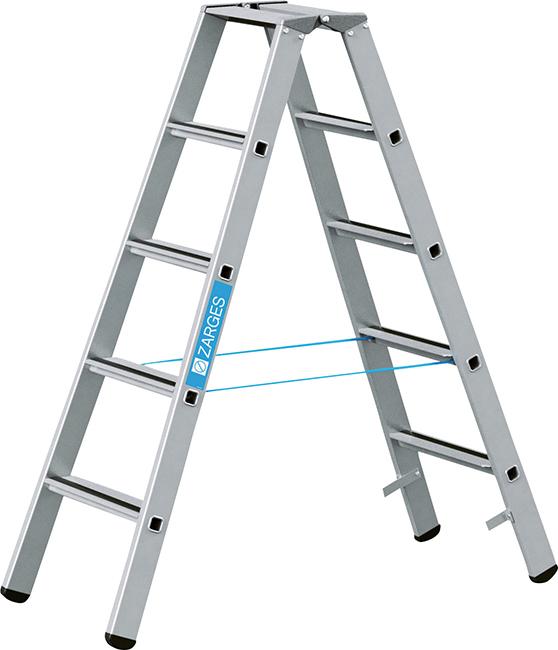 Stufenleiter Saferstep B
2x5 Stufen
Leiterlänge 1,42 m - Detail 1