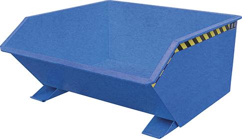 Kippbehälter GU 750 l
B1280xT1440xH680 mm
RAL5012 Tragkraft 1000kg - Detail 1