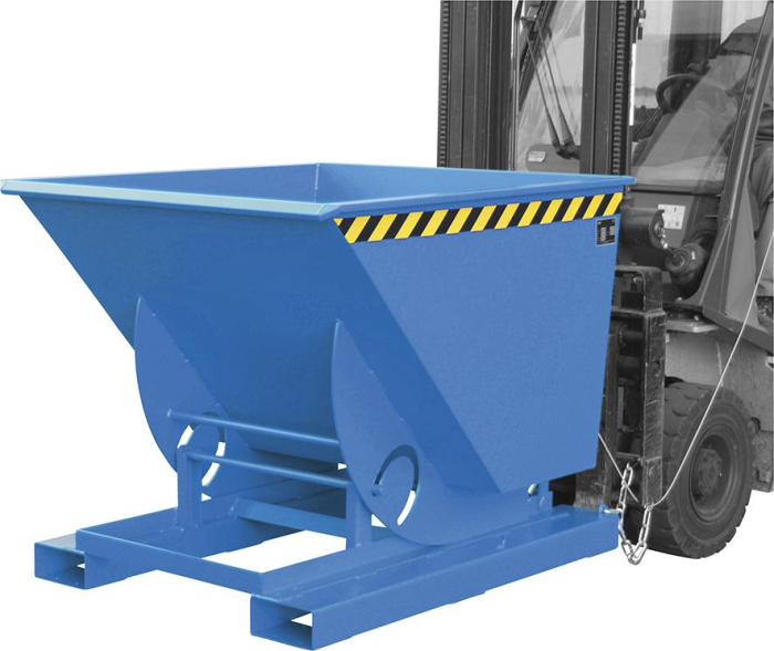 Kippbehälter AK 750 l
B1190xT1420xH1070 mm
RAL5012 Tragkraft 1000kg - Detail 1