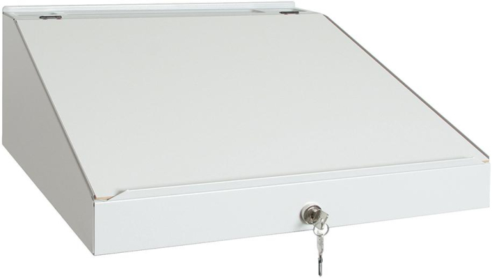 Schreibpultaufsatz
B500xT500xH91/272 mm
RAL 7035 - Detail 1