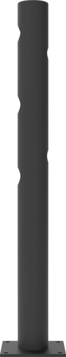 Mittelpfosten Delta
für Schwingtür JULIET
H1200xD110 mm schwarz - Detail 1