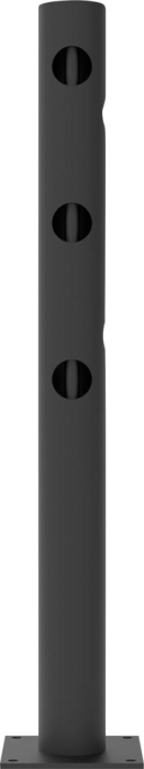 Eckpfosten rechts Delta
für Schwingtür JULIET
H1200xD110 mm schwarz - Detail 1