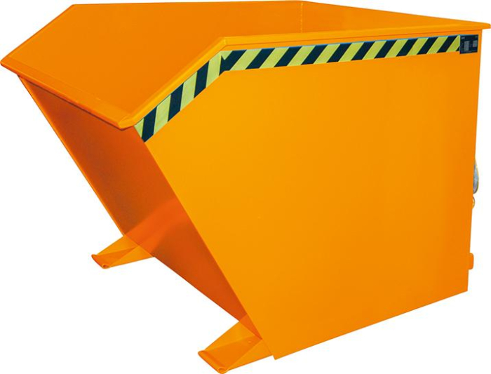 Kippbehälter GU 1500 l
B1280xT1640xH1090 mm
RAL2000 Tragkraft 1500kg - Detail 1