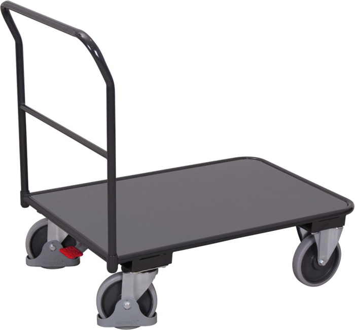 Schiebebügelwagen
Ladefläche B700xT1200 mm
RAL 7016 - Detail 1