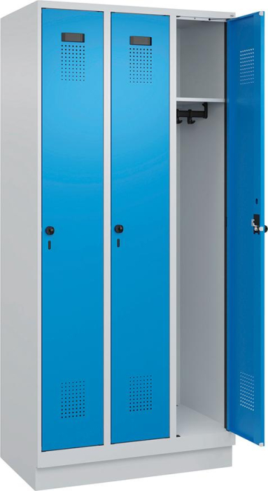 Spind Evolo PLUS
3 Abteile
H1950xB900xT500mm - Detail 1