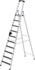 Alu-Stehleiter
10 Stufen clip-step R13
Gesamthöhe 2,98 m - More 10