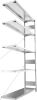 Steckregal S3 CLIP 200
B1500xT400xH2500 mm
Anbaufeld 5 Böden - More 10