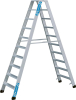 Stufenleiter Seventec B
2x10 Stufen
Leiterlänge 2,35 m - More 10