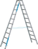 Stufenleiter R13step B
2x10 Stufen
Leiterlänge 2,83 m - More 10