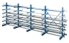 Kragarmregal K1000
B5000xT2x500xH2000 mm
blau - More 10