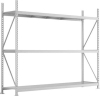 Weitspannregal MINI-RACK
B2600xT650xH2200 mm
Anbaufeld 3 Stahlpaneele - More 7