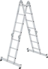 Alu-Vielzweckleiter
2x3 + 2x4 Sprossen
Höhe als Bühne 0,99 m - More 11