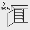 Schrankgehäuse
B1485xT500xH1950mm
RAL7035/5010 o.Mittelwand - More 11