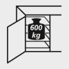 Schiebetürenschrank
B2000xT600xH1200 mm
4 Böden verz. Mittelwand - More 11