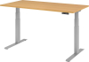 Schreibtisch höhenvers.
1600x800x640-1290 mm
Gestell silber, - More 11
