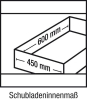Schwerlastschrank
B1085xT690xH1950mm
RAL7035/5010 m.Mittelwand - More 11