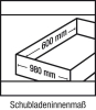 Schwerlastschrank
B1085xT690xH1950mm
RAL7035/5010 o.Mittelwand - More 11