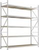 Weitspannregal MINI-RACK
B2600xT800xH3000 mm
Grundfeld 5 Spanplatten - More 8