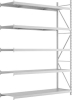 Weitspannregal MINI-RACK
B2200xT650xH3000 mm
Anbaufeld 5 Stahlpaneele - More 8