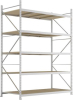 Weitspannregal MINI-RACK
B2200xT1050xH3000 mm
Grundfeld 5 Spanplatten - More 8