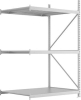 Weitspannregal MINI-RACK
B1400xT1050xH2200 mm
Anbaufeld 3 Stahlpaneele - More 8