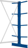 Kragarmregal L Anbaufeld
B1000xT2x400xH2000 mm
doppelseitig RAL 5010 - More 11