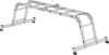 Alu-Vielzweckleiter
2x2 + 2x3 Sprossen
Höhe als Bühne 0,63 m - More 12