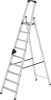 Alu-Stehleiter
9 Stufen
Gesamthöhe 2,08 m - More 12