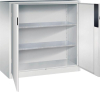 Schwerlastschrank m.Türen
B1200xT500xH1200 mm
RAL 7035, 2 Fachböden - More 12