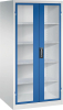 Flügeltürenschrank XXL
B930xT800xH1950 mm
RAL 7035/5012,4Fachböden - More 12