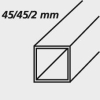 Anke Arbeitstisch
B2000xT700xH840mm
RAL7035 BMP: 40 mm - More 11
