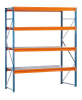 Weitspannregal
B2500xT800xH2500 mm
Anbaufeld 4 Stahlböden - More 12