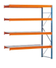 Weitspannregal
B2500xT1000xH2500 mm
Anbaufeld 4 Stahlböden - More 12