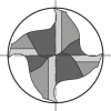 SCHAFTFR. D6527 K VHM
 6,0MM Z 4         FORMAT - More 12