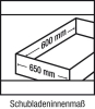 Schwerlastschrank
B1485xT690xH1950mm
RAL7035/5010 m.Mittelwand - More 12