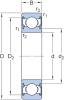 SKF Rillenkugellager 6005-2RSH - More 2