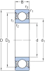 SKF Rillenkugellager
6012-2RS1/C3* - More 2
