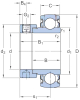SKF Y-Lager YET 205-100* - More 2