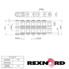 Rex Rollenkette 06 B-2 GL
DIN 8187/ISO 606
mit gerader Lasche - More 2