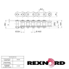 Rex Rollenkette 24 B-1
DIN 8187/ISO 606 - More 2