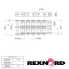 Rex Rollenkette ANSI 100-2
DIN 8188 - More 2