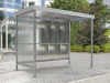 Raucherunterstand Jena
Maxi B2960xT1580xH2360mm
RAL 9002 grauweiß - More 2
