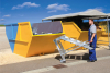 Alu-Arbeitspodest fahrbar
4 Gitterroststufen B800mm
Podesthöhe 0,79 m - More 2