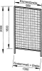 Einzeltür
Maschinenschutzgitter
B1230xH2000 mm RAL 1018 - More 2