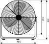 Bodenventilator Gr. L
Korb D = 440 mm
Luftmenge 5685 m³/h - More 2